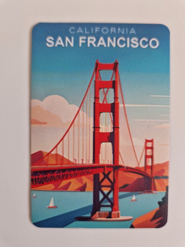 Souvenir KÃ¼Hlschrank Magnet San Francisco Refrigerator Magnet Usa Dekoration