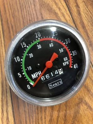 analog bicycle speedometer mph