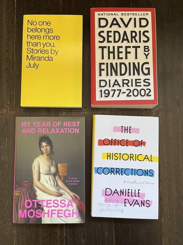 Bundle: My Year Of Rest And Relaxation By Ottessa Moshfegh David Sedaris Miranda
