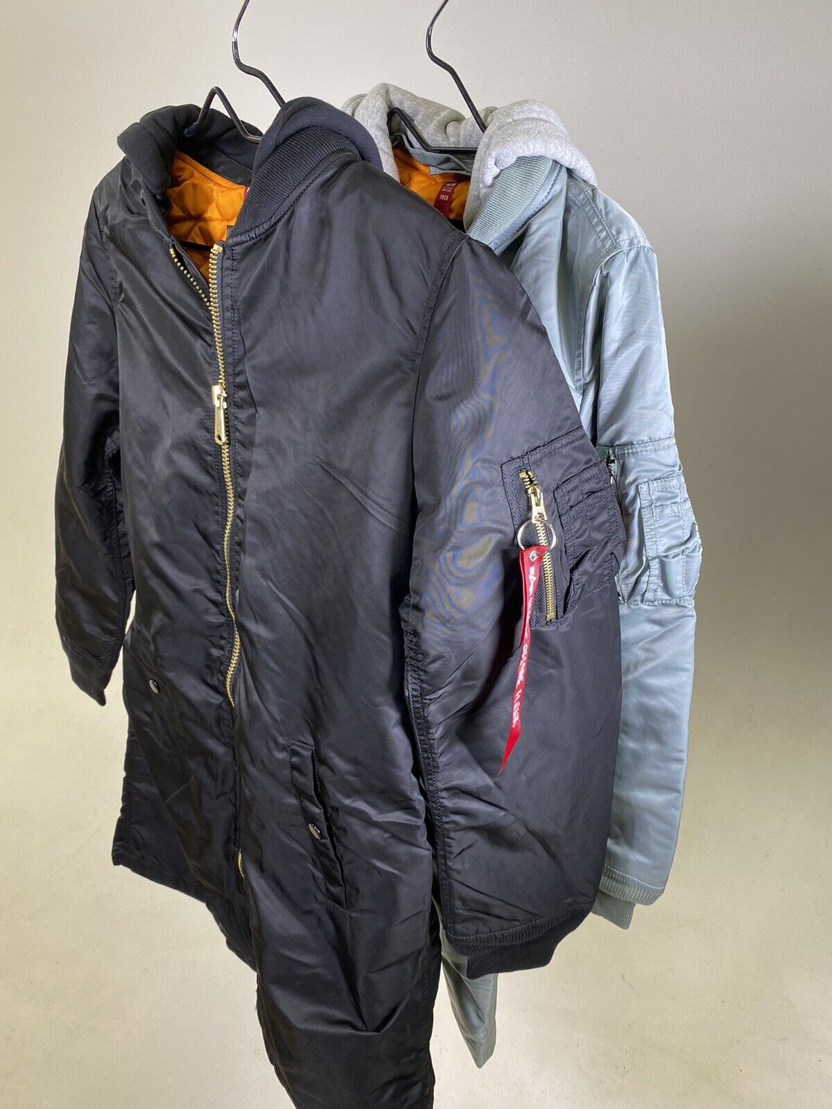 ALPHA INDUSTRIES Womens Ma-1 Natus Long Flight Jacket -Small, Medium - Available ALPHA INDUSTRIES Womens Ma-1 Natus Long Flight Jacket -Small, Medium - Available