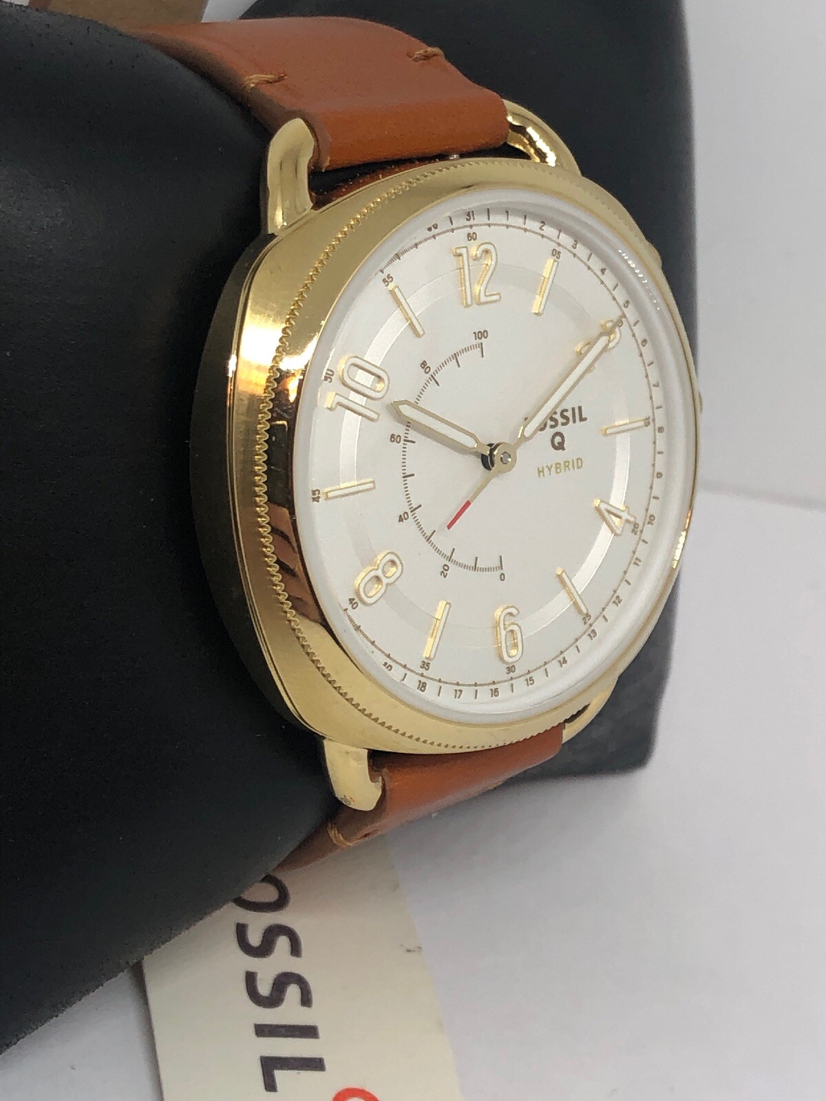 Fossil Q FTW1201 Women Brown Leather Analog Silver Dial Fossil Q FTW1201 Women Brown Leather Analog Silver Dial