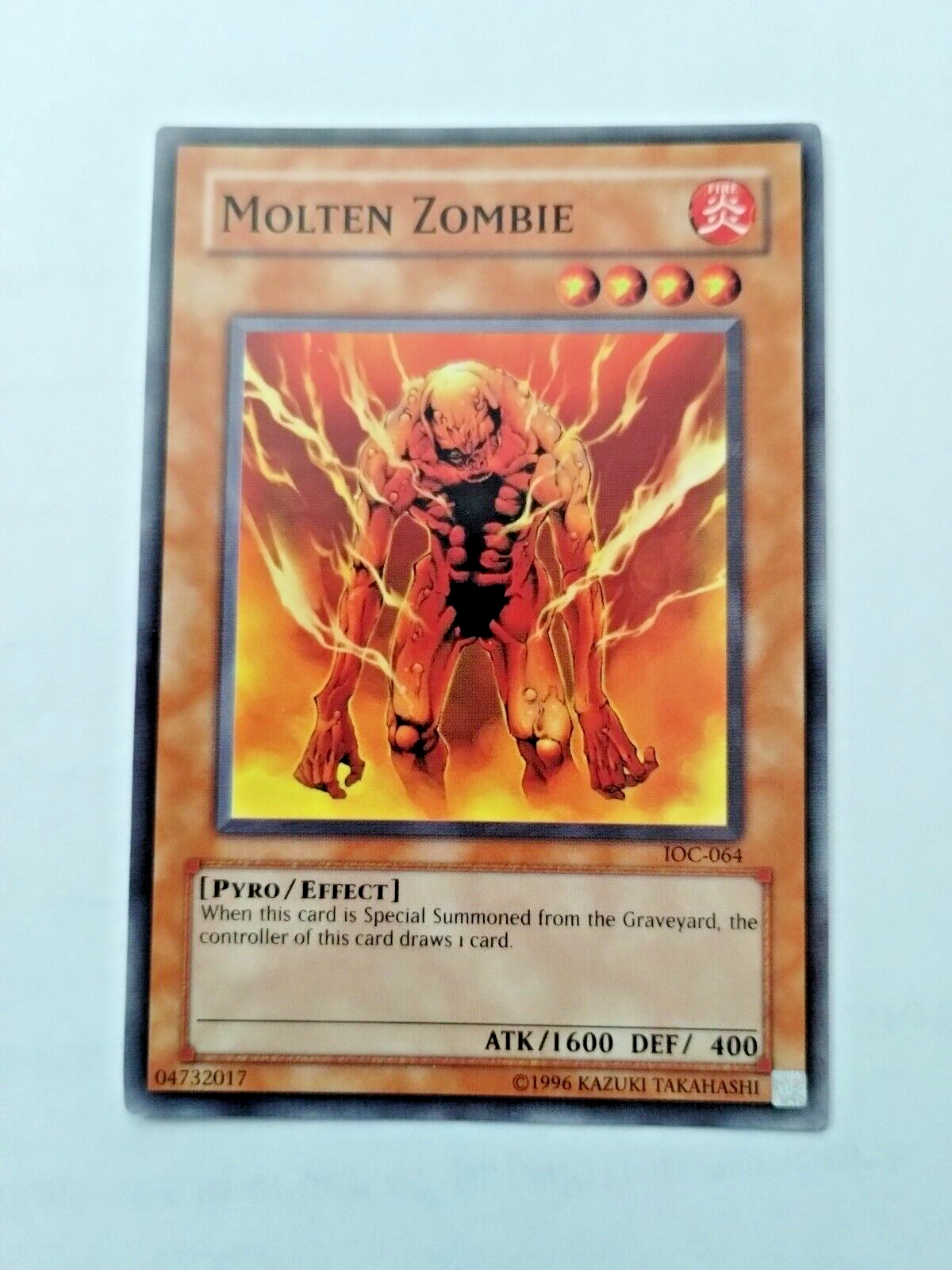 Yu-Gi-Oh! TCG Molten Zombie Invasion of Chaos IOC-064 Unlimited