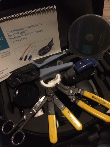 Corning UniCam Pretium Connector Fiber Optic Tool Kit - TKT-UNICAM-PFC