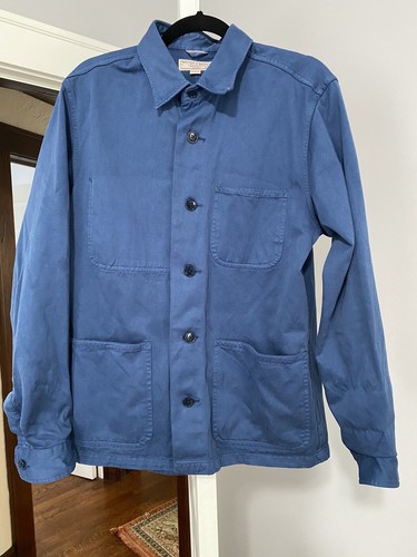 Wallace & Barnes J. Crew Selvedge Chino French Style Chore Jacket Size Med.