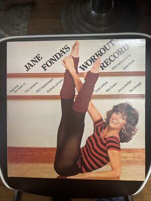 Jane Fonda's Workout Record Double LP 1982 CX2 38054 Vinyl NM
