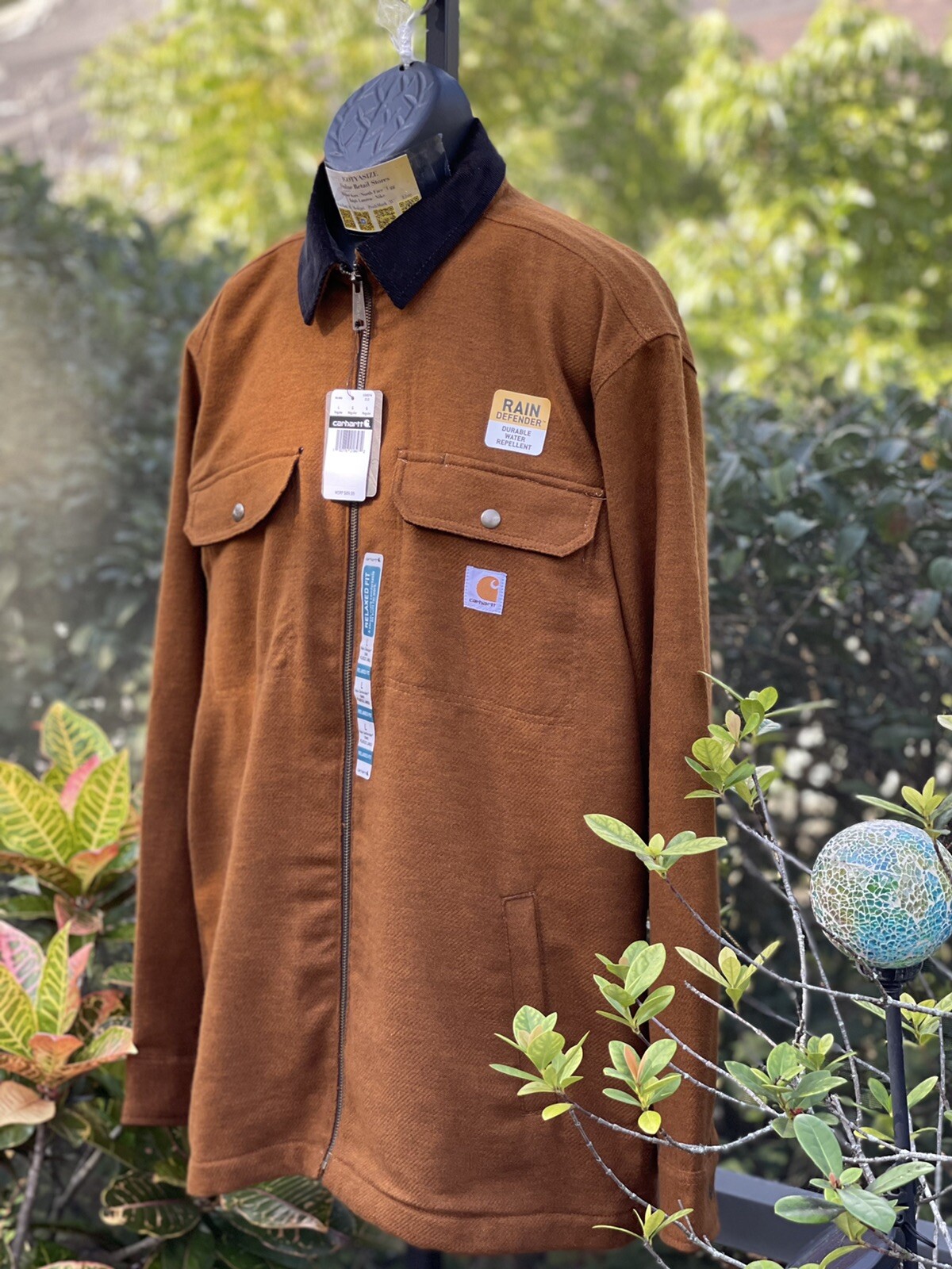 CARHARTT PAWNEE SHIRT JACKET 2XL 104074 BROWN | eBay