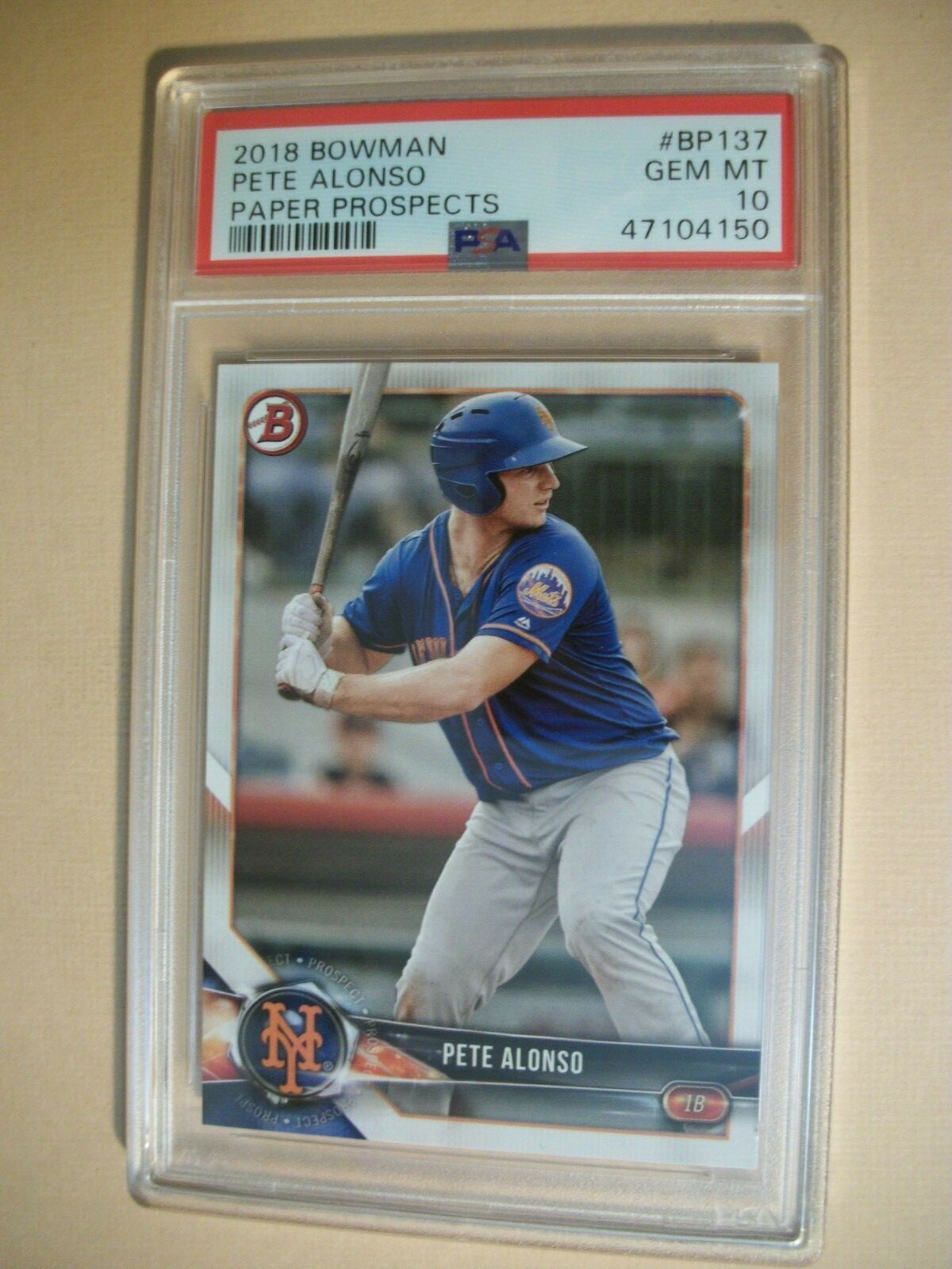 その他 Pete Alonso Bowman Topps MLB PSA 2024 Topps Bowman Baseball No.72 Pete Alonso New York Mets