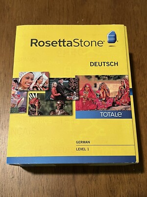 Rosetta Stone German Level 1 Version 4 Software NEW