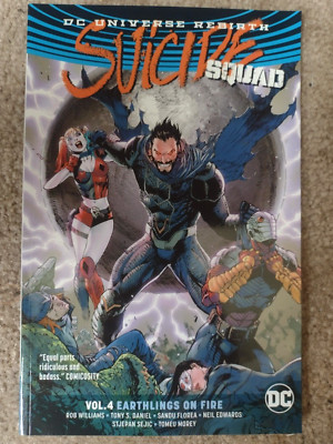 Suicide Squad comic book Vol. 4 Earthlings on Fire TPB DC Comics  New
