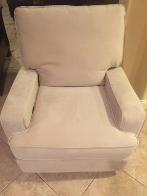 Baby Relax Rylan Swivel Gliding Recliner, Gray BRAND NEW