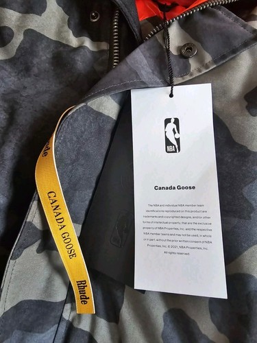 Pre-owned Canada Goose Rhude Nba All Star Game Chilliwack Bomber Jacket Limited Sz M In Multicolor