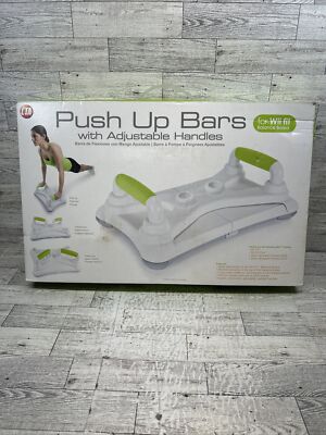 Nintendo Wii Fit Push Up Bars With Adjustable Handles For Wii Fit Balance Board
