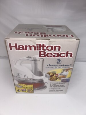 Hamilton Beach Change-A-Bowl Multi-Bowl Slicer/Shredder 70850 *NOB*