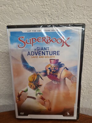Superbook A Giant Adventure - David and Goliath - Chris, Joy, Gizmo NEW DVD
