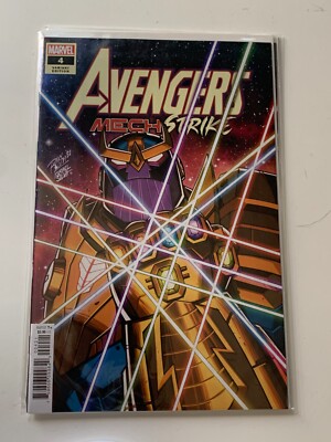 AVENGERS MECH STRIKE #4 NM RON LIM INFINITY GAUNTLET HOMAGE VARIANT - MARVEL