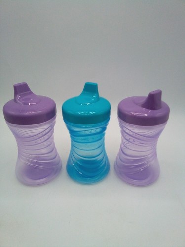 NUK Fun Grips Hard Spout Sippy Cup, 10 oz, 3 pack (Boy,Girl)