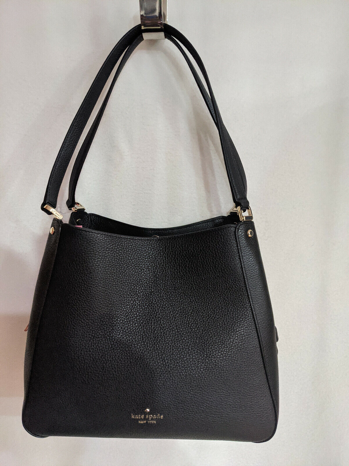Kate Spade Leila Black Medium Triple Compartment Shoulder Kate Spade Leila Black Medium Triple Compartment Shoulder