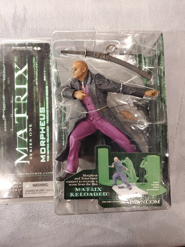 NEW MORPHEUS THE MATRIX RELOADED SERIES ONE MCFARLANE TOYS FIGURE