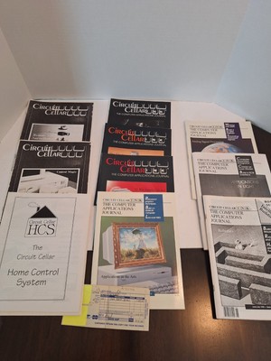 LOT OF 9 Circuit Cellar Ink Magazine Vintage 1988 1989 1990 With Back Issues