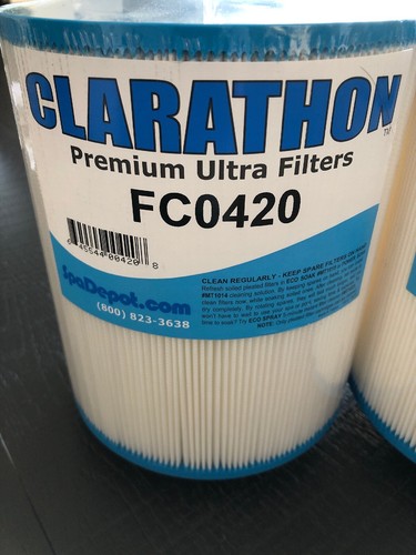 TWO CLARATHON PREMIUM ULTRA FILTERS FC0420 SEA DEPOT LOOK!