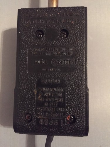 PRESTO AUTOMATIC ELECTRIC SKILLET HEAT CONTROL POWER CORD MODEL 0690001 WORKS