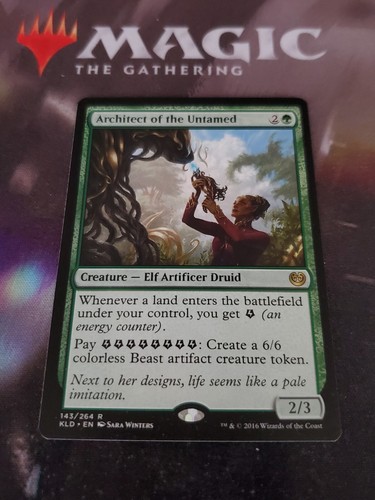 Architect of the Untamed 2x FOIL KLD MTG Kaladesh Rare MINT green Architect of the Untamed 2x FOIL KLD MTG Kaladesh Rare MINT green