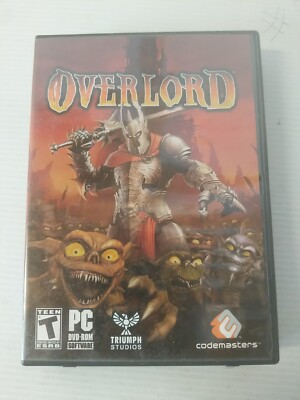 Overlord PC DVD Game Triumph Studios - Complete with Map and Manual ~ #140