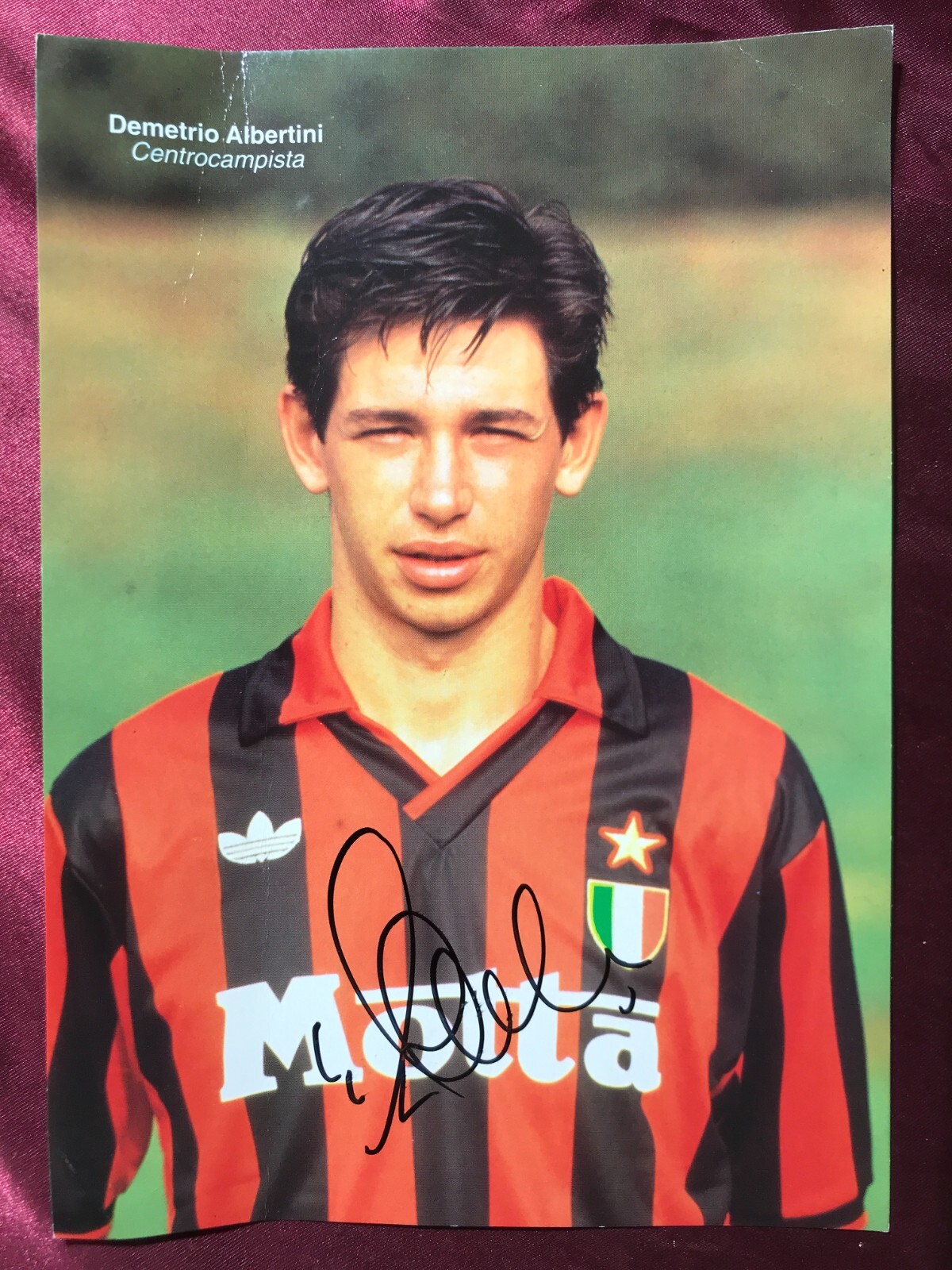 AC ミラン　フラッグ　直筆サイン CAMPIONE D' ITALIA '94 AC ミラン フラッグ 直筆サイン CAMPIONE D' ITALIA '94