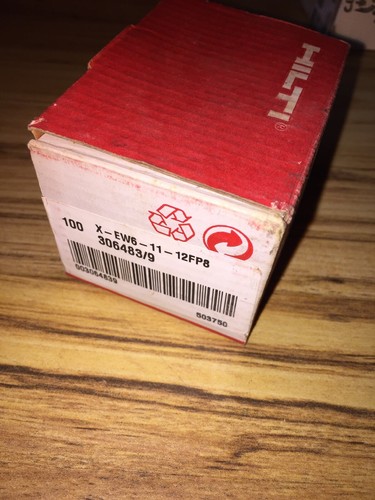 HILTI EW6-11-12 FP8 BOX OF (82) (NEW Other)