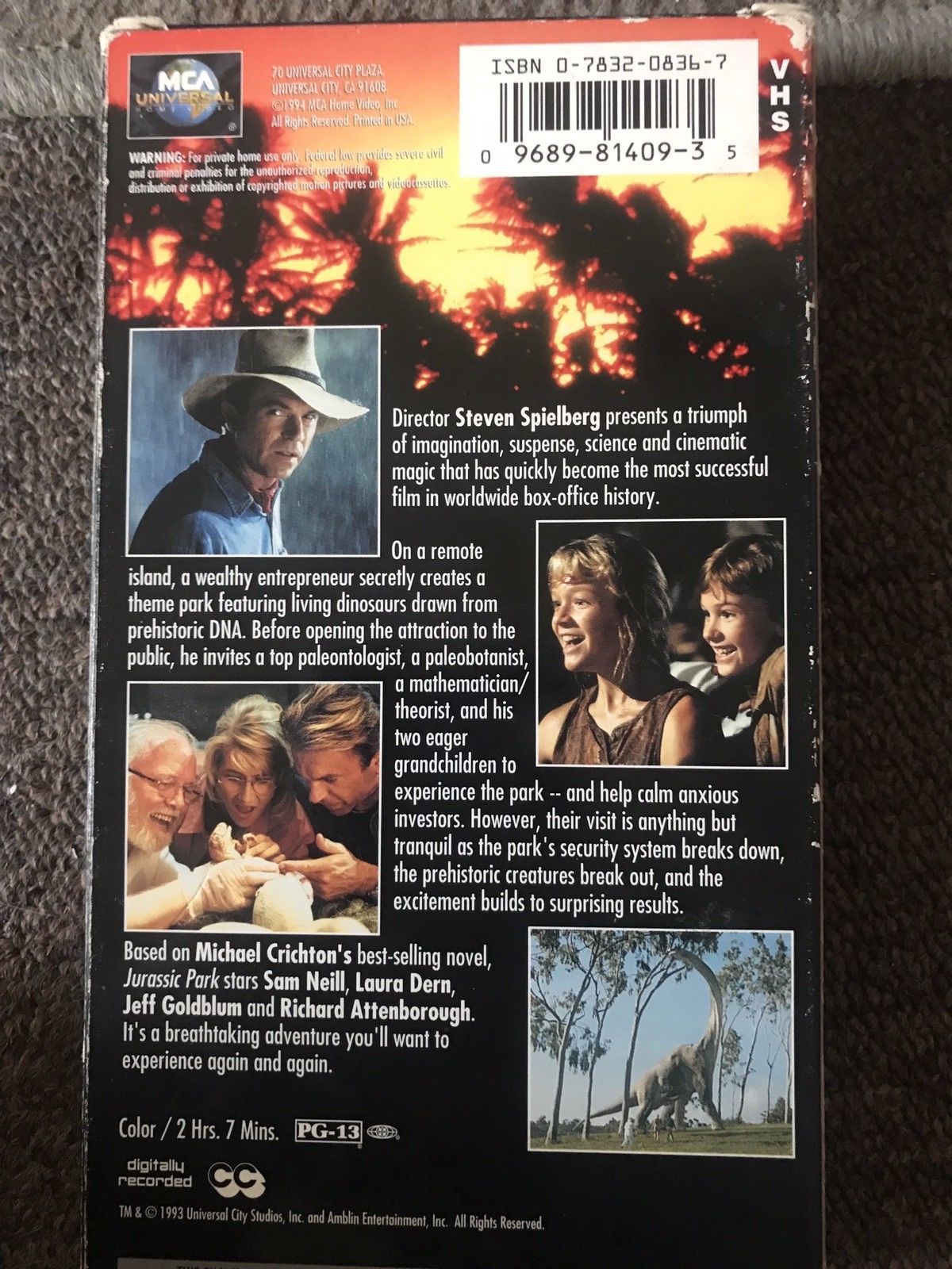 Jurassic Park (VHS, 1997)