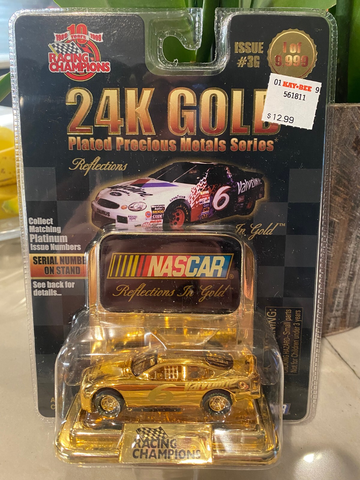 超貴重　激レア　24 ＫGOLD　レーシングチャンピオン記念ミニカー レーシングチャンピオン フォード ナスカー ミニカー レア