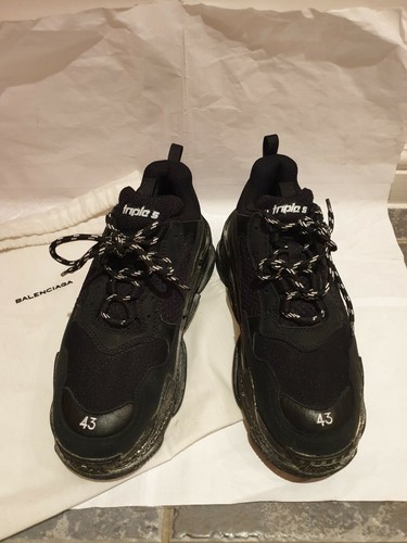 balenciaga triple s black 43
