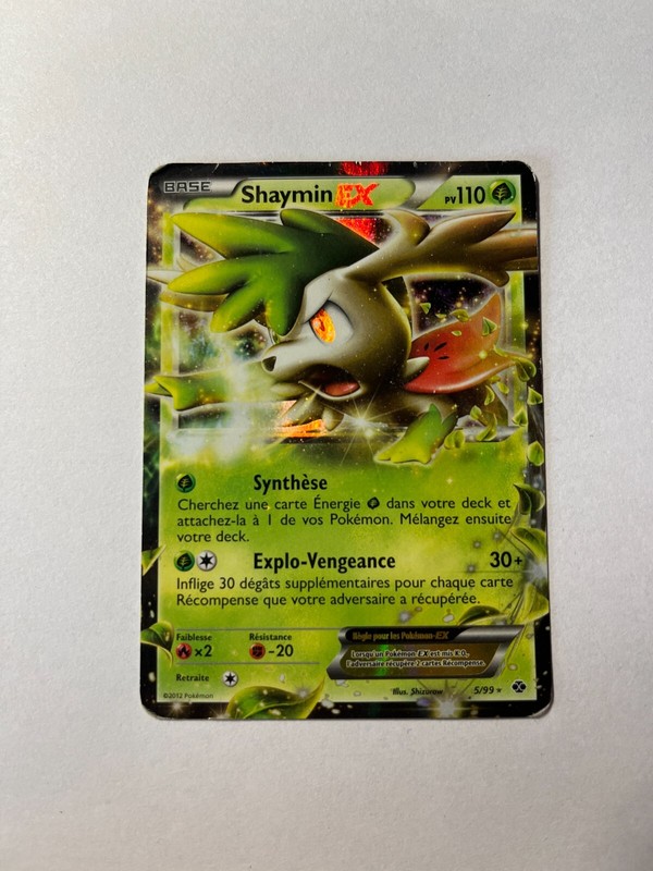 Carte Pokemon Ultra Rare Shaymin Ex 5/99 DestinÃ©Es Futures Fr 