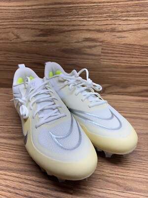 Nike Alpha Huarache 8 Pro LAX White  CW4439-110 Men's Size 12 Lacrosse Cleats