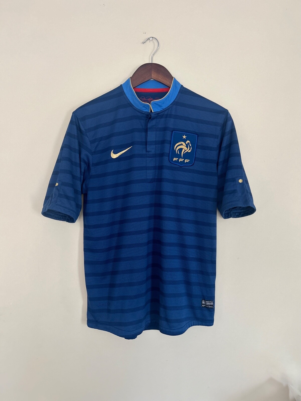 NIKE - 国内正規　NIKE 2012 フランス代表　ホーム　ユニフォーム　France Brand New Nike Authentic France 2012 Home Jersey Kit Size M