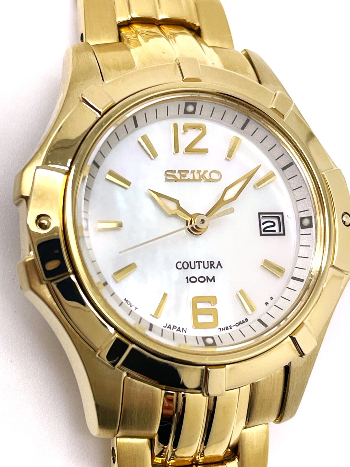 SEIKO LADIES 7N82 0GP0 COUTURA NON-WORKING 100M MOP DIAL SEIKO LADIES 7N82 0GP0 COUTURA NON-WORKING 100M MOP DIAL