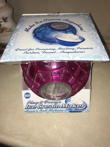 New The Original Play & Freeze Ice Cream Maker Ball Camper's Dream Pink 1 Pint