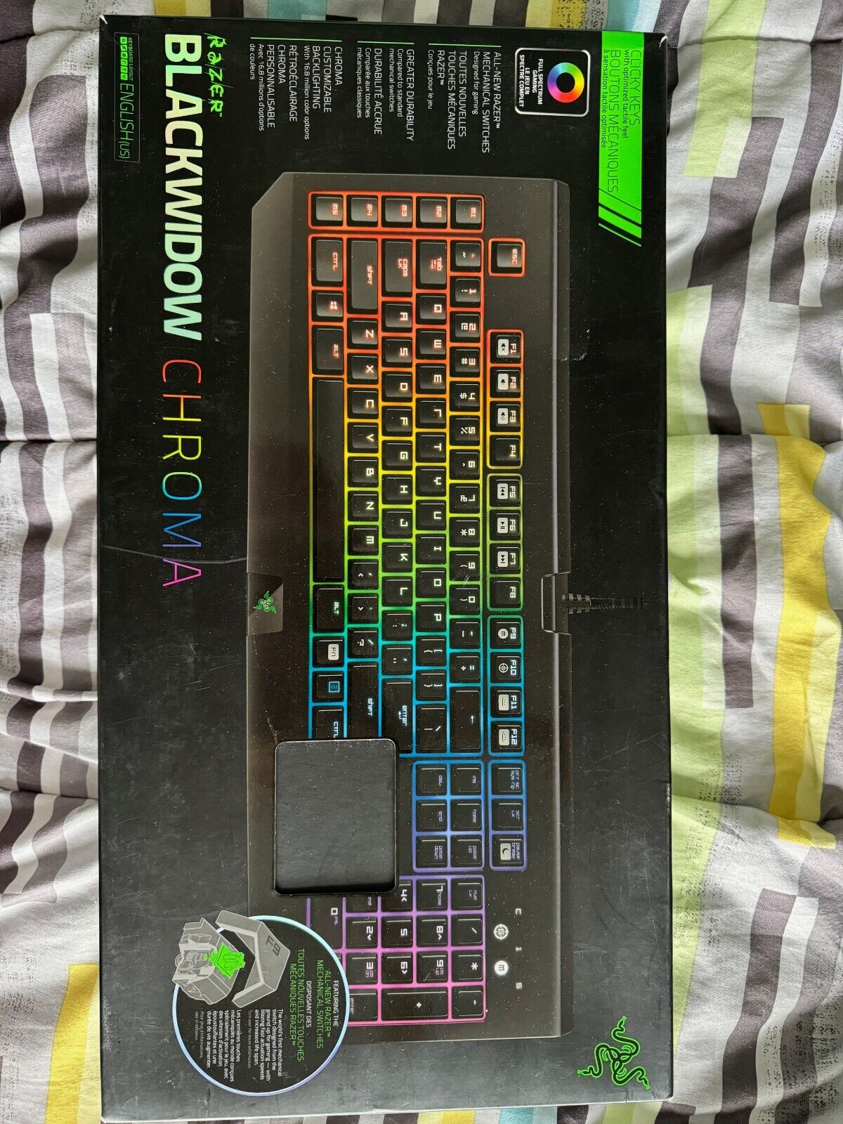 Razer BlackWidow (RZ03-02860100-R3M1) Wired Gaming Keyboard