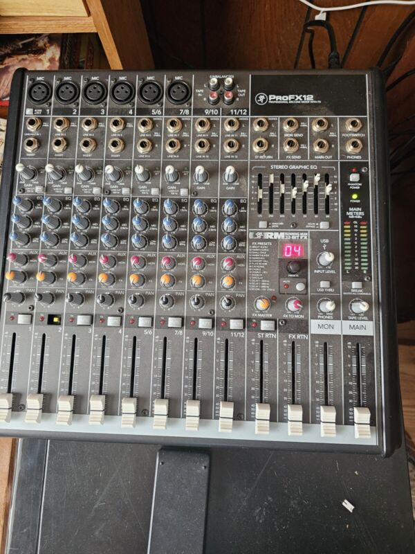 Mackie Profx12 Channel Broadcast Mixer 