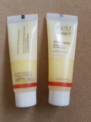 Hey Honey Good Morning Honey Silk Facial Serum Travel Size 10mL .34oz NEW SEALED