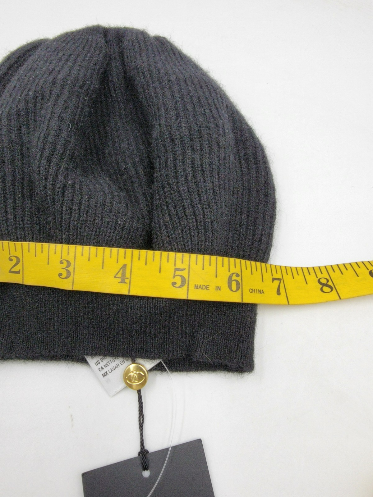 Charter Club Cashmere Knit Beret Women's One Size Classic Black - Picture 6 of 13