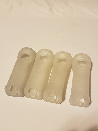 4 Nintendo Wii Remote Controller White Silicone Case Cover official RVL-027 EUC