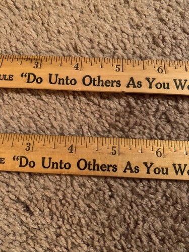 Lot Of 2 Vintage Coca Cola 12inch Wooden Rulers. Great Condition!