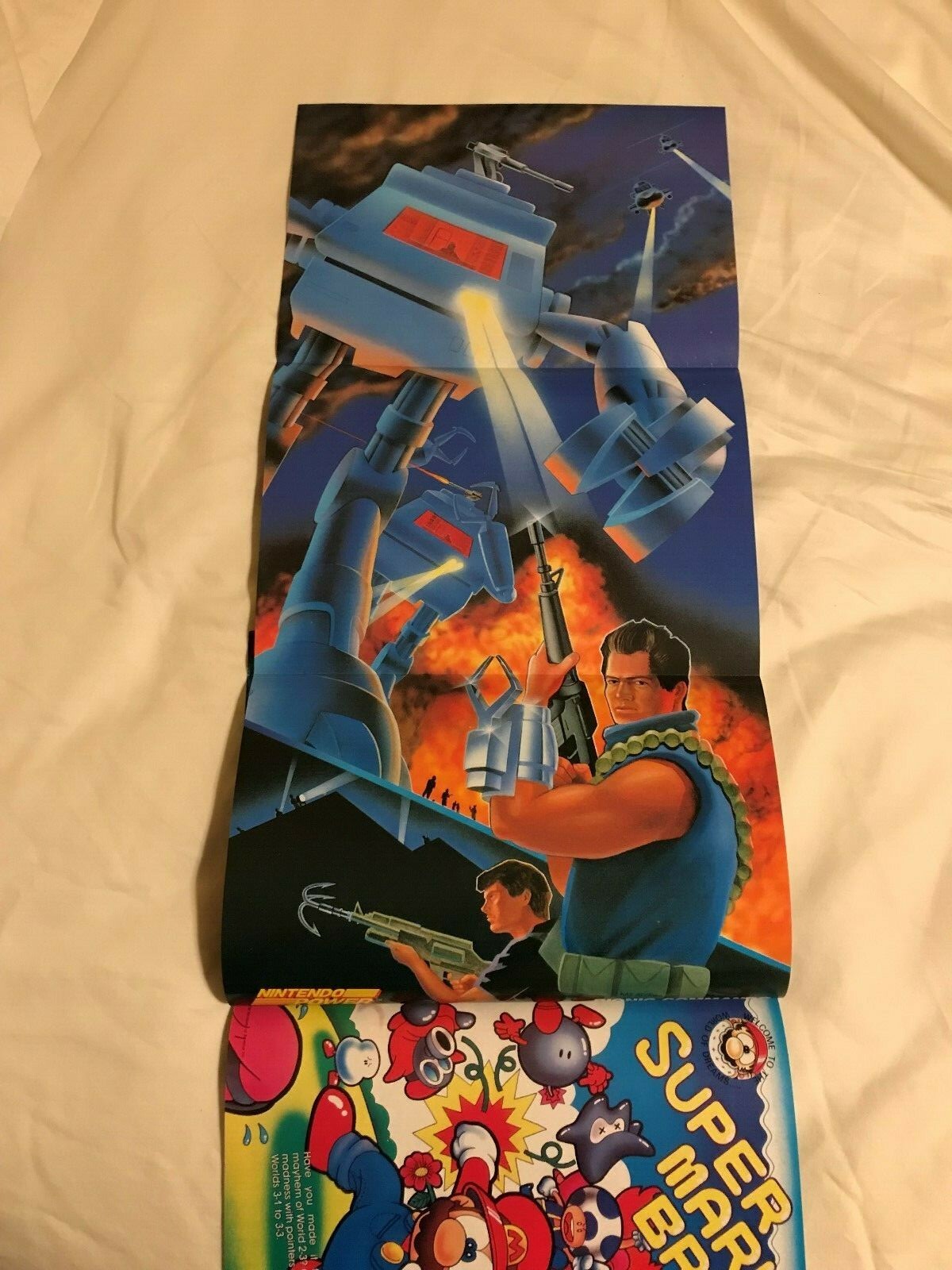 NINTENDO POWER 1988 Castlevania II Simon's Quest + Bionic Commando Poster