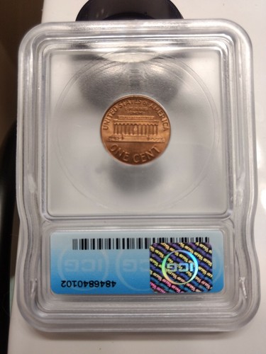 1972 ICG MS-63 RD Lincoln Memorial Cent (Doubled Die)