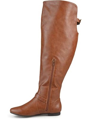 

JOURNEE COLLECTION Женские коричневые удобные ботинки-лофт с круглым носком с приподнятым верхом, 7 м, туалет, Коричневый, LOFT-CHT-070WC