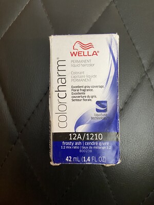 Wella Color Charm Permanent Liquid Hair Color for Gray Coverage Liquid 12A(ZZ45)
