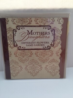Mother Daughters greeting card booklet Feeling thoughts USA