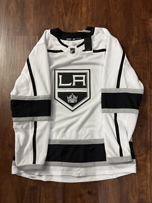 Mens Adidas LA Kings Road White Jersey Blank Size 52 New With Tags!!!