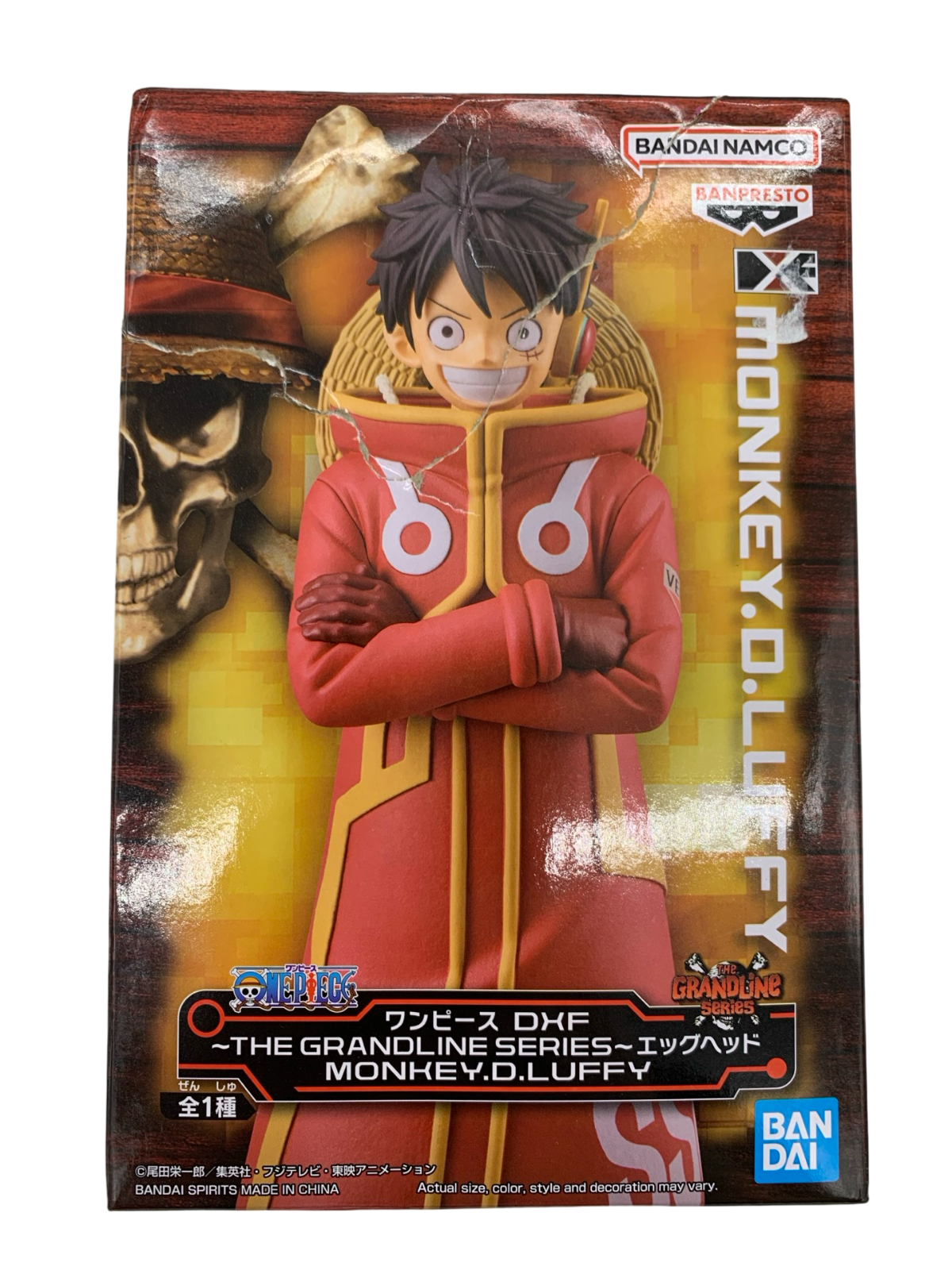 ONE PIECE 3D額縁 [希少] Anime OP Monkey D Luffy Break the mirror Battle Resin 3D